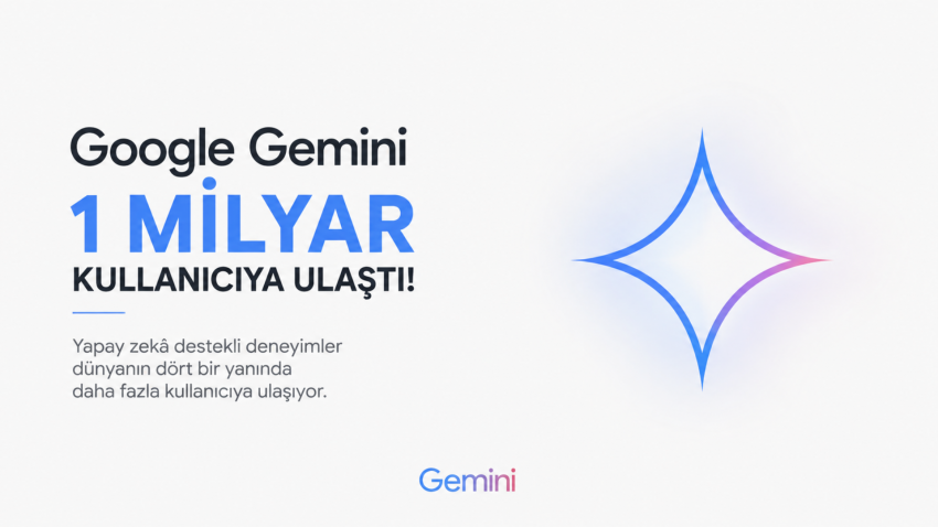 Google Gemini 1 Milyar Kullanıcıya Ulaştı